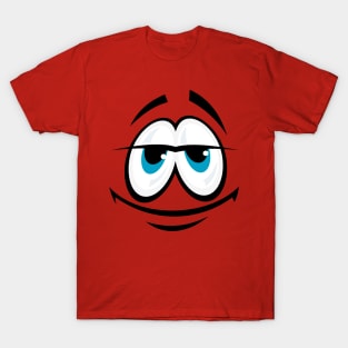 comic cartoon funny face T-Shirt